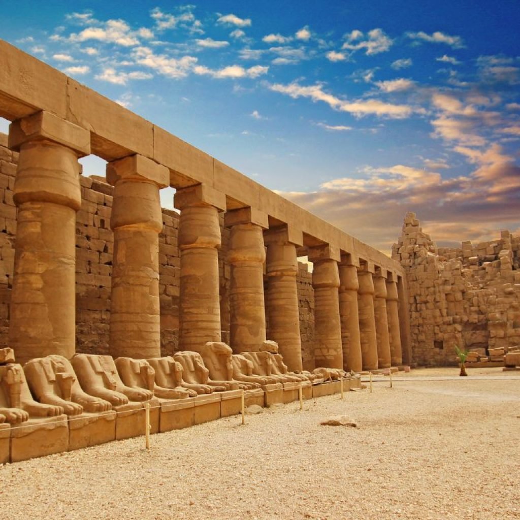 Karnak Temple (Thebes) in Luxor. Egypt