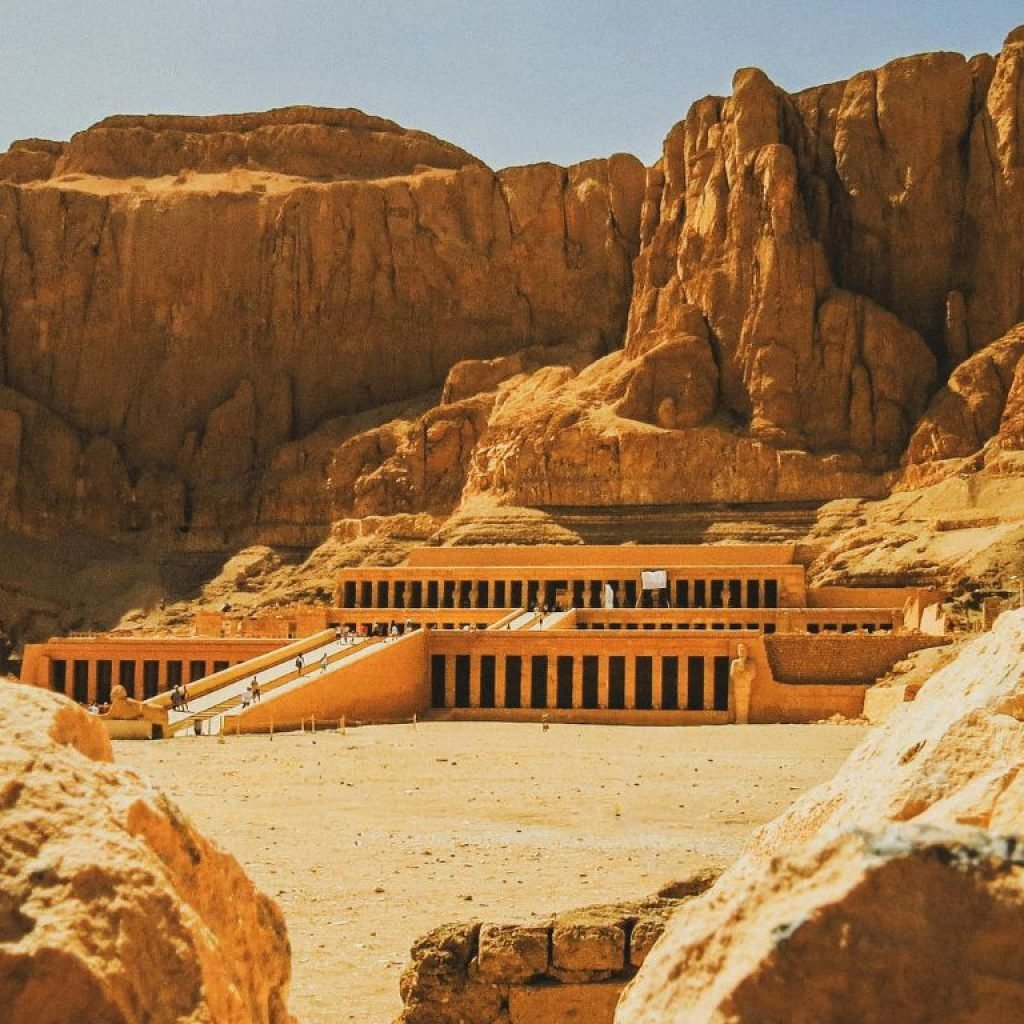 Hatshepsut Temple in Luxor, Egypt's Desert